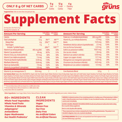 Grüns Kids Superfood Gummies